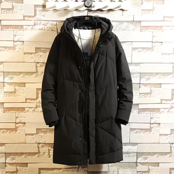 

M-4XL 5XL long hooded winter jacket men warm coat men thick parka men loose thermal mens winter jackets and coats