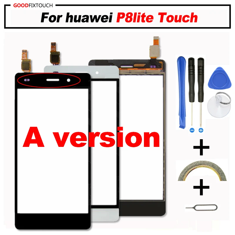 Для huawei p8lite сенсорный экран дигитайзер Замена для huawei p8 lite сенсорный+ Инструменты