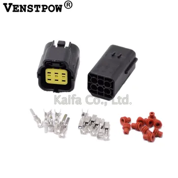 

5 set 6 Pin Way Waterproof Wire Connector Plug Car Auto Sealed Electrical Set Car Truck connectors