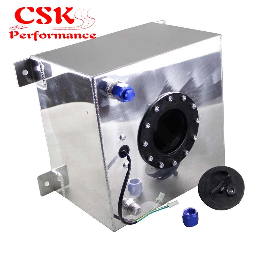 Alloy Racing Car Fuel Cell Tank 10 Gallon w/ Sender Racing Cap FOAM 40L