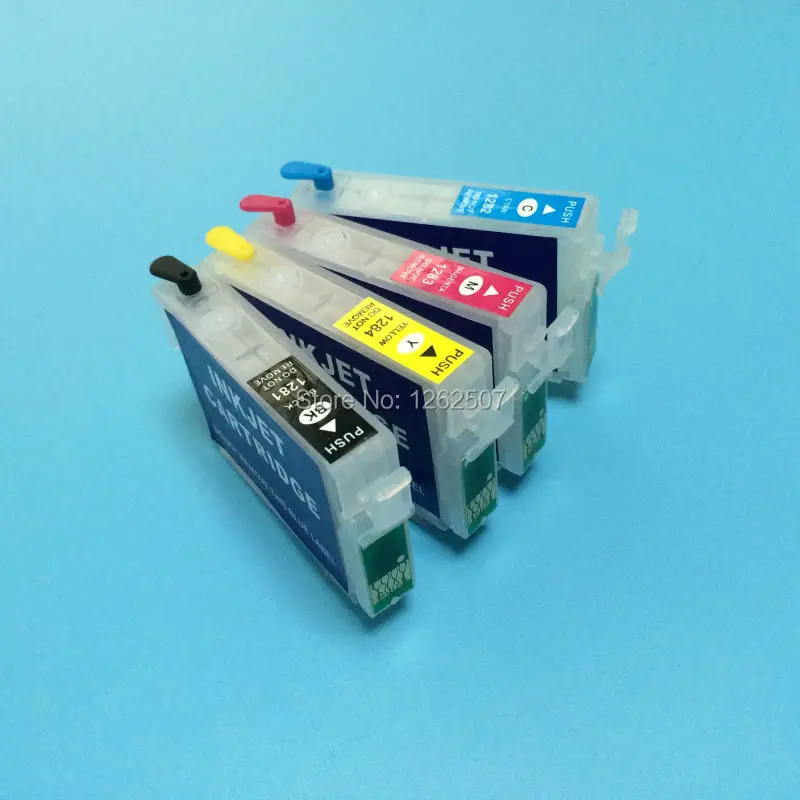 

T1301-T1304 Refillable cartridge For Epson WorkForce WF-7015 WF-7515 WF-7525 WF-3520DWF Refill ink cartridge with ARC chips