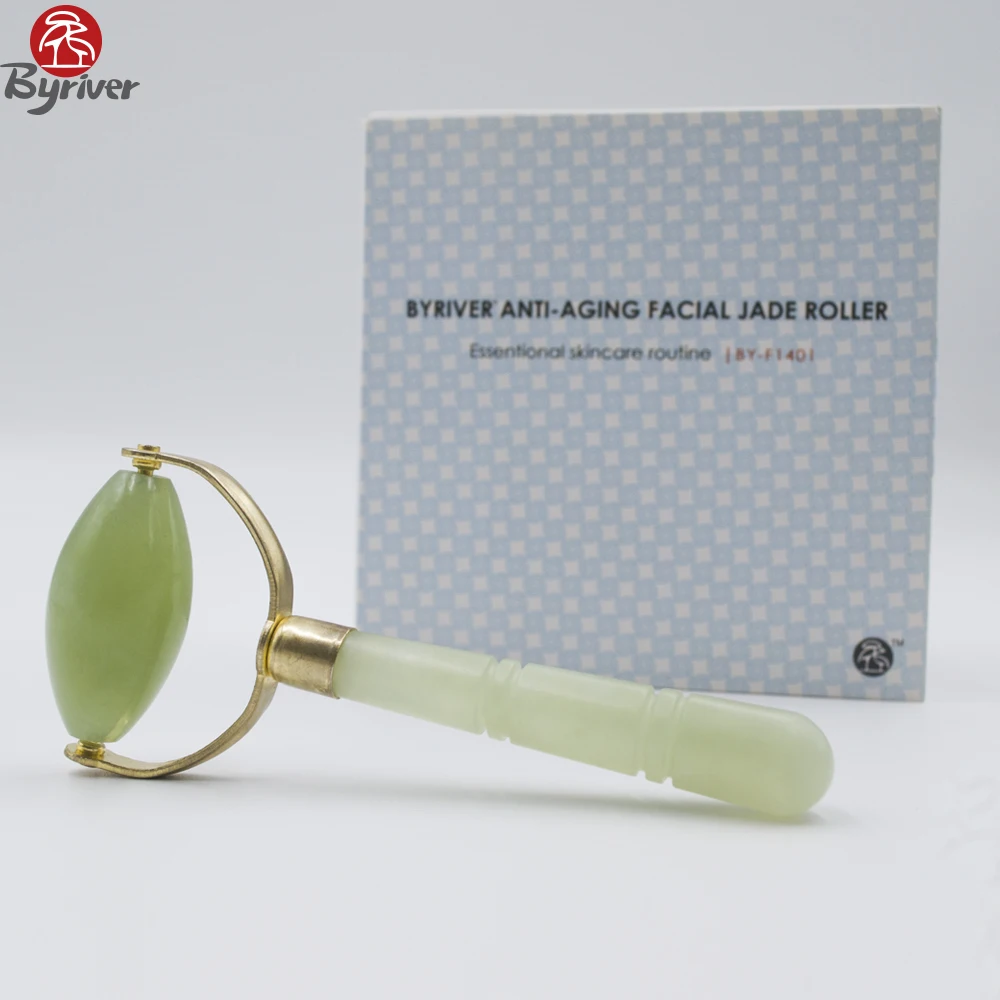 

BYRIVER Nature Jade Roller Massage Facial Beauty SPA Tool Face-lifting Wrinkle Resistance Handheld Health Care Rolling Massager