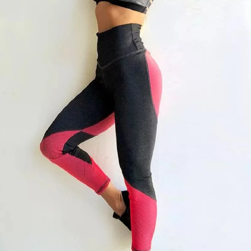

Sexy Red Heart Yoga Pants Women Patchwork Yoga Leggings Women Push Up Leggins Sport Women Fitness Legging Running Pants Women
