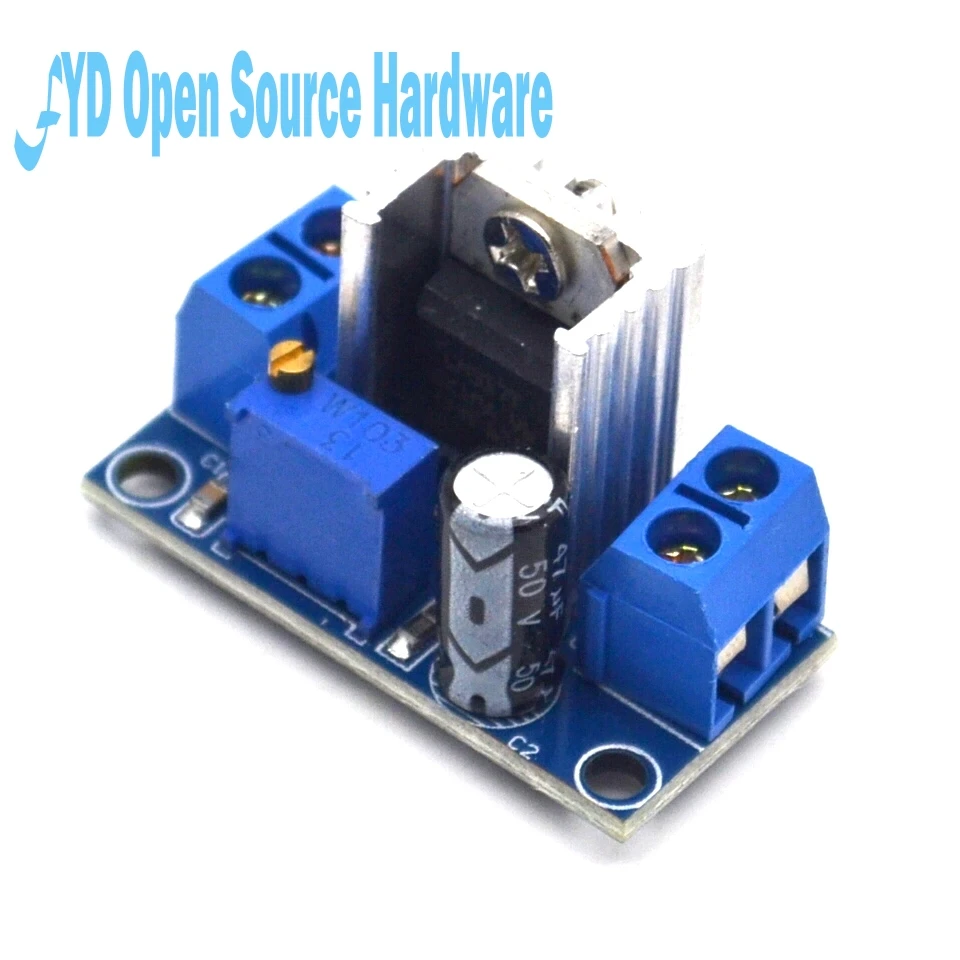 LM317 DC преобразователь понижающий модуль печатной платы линейный регулятор