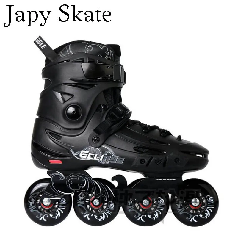 

Japy Skate Flying Eagle F5s Inline Skates &8 Hyper+G Wheels Falcon Adult Roller Skating Shoes Slalom Free Skating SEBA Patines