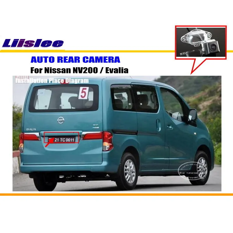 Автомобильная камера заднего вида для Nissan NV200 Evalia резервная парковочная HD CCD RCA NTST