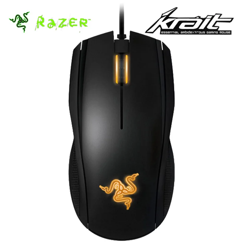 Prix pour Razer Krait 2013 Ambidextre Souris De Jeu 6400 dpi 4G Capteur Optique Ordinateur Souris 3 Programmable Hyperesponse Haute-vitesse touches Prix pour Razer Krait 2013 Ambidextre Souris De Jeu 6400 dpi 4G Capteur Optique Ordinateur Souris 3 Programmable Hyperesponse Haute-vitesse touches
