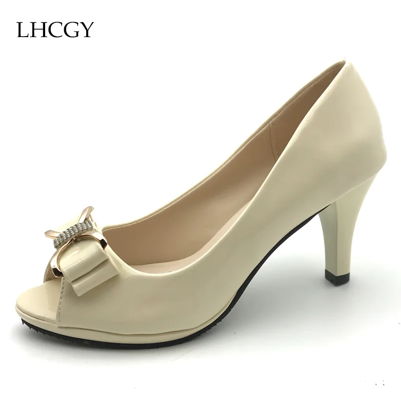 high heels dress shoes wedding shoes open toe pumps patent leather high heels dress shoes wedding shoes open toe pumps patent leather