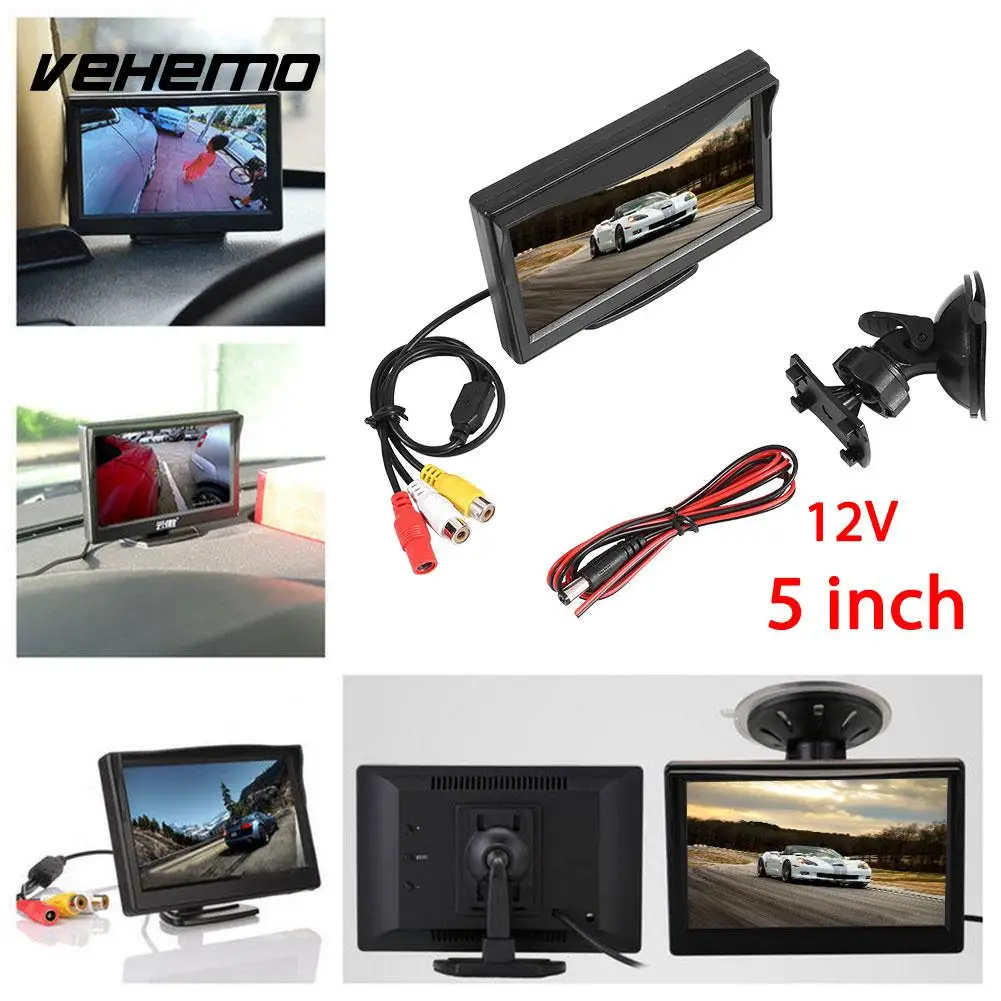 

Wide Angle Premium Universal Rear View Monitor Car Replacement Parking Reverse Car Rearview Monitor Automobile Backup