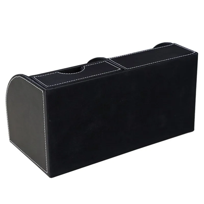  7 Storage Compartments Multifunctional PU Leather Office Desk OrganizerBusiness Card/Pen/Pencil/Mob