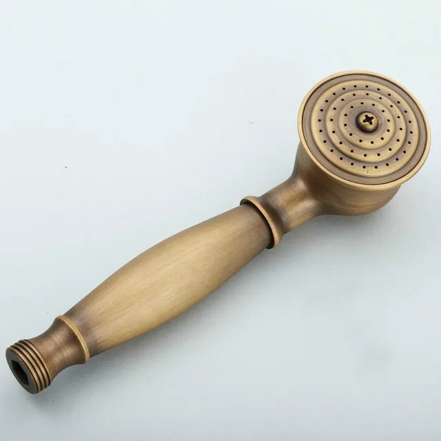 Shower Heads Gold Solid Brass Bathroom Hand Held Shower Sprayer Head
