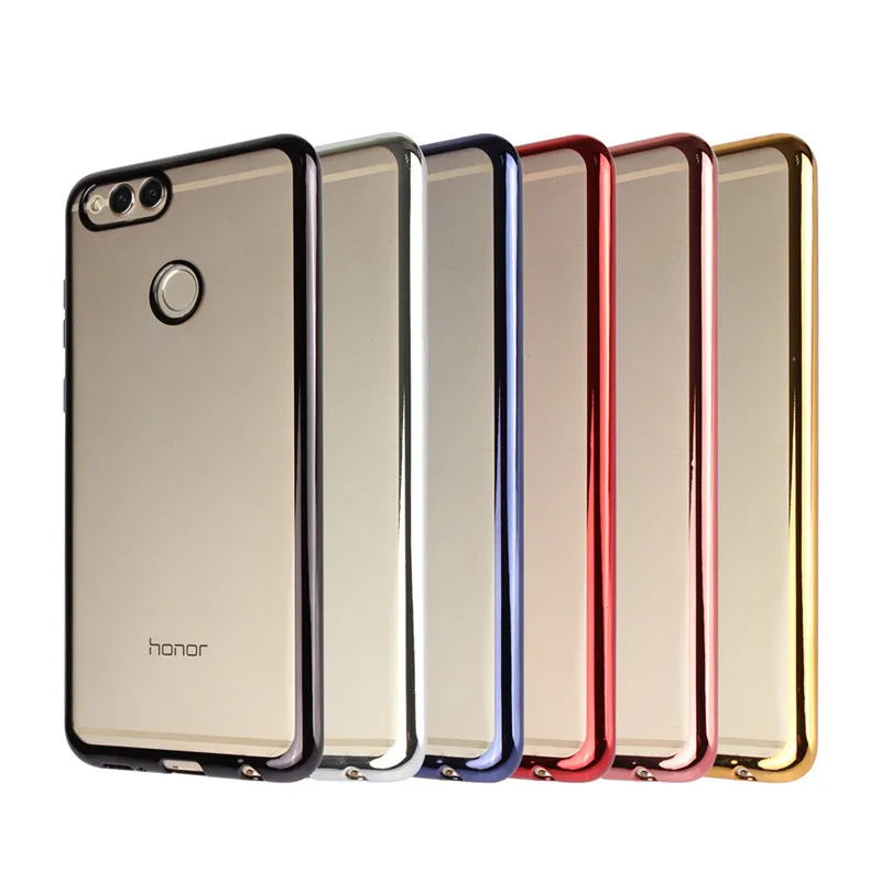 Silicon Cases For Huawei Honor 7X Honor7X Mate SE Case Plated