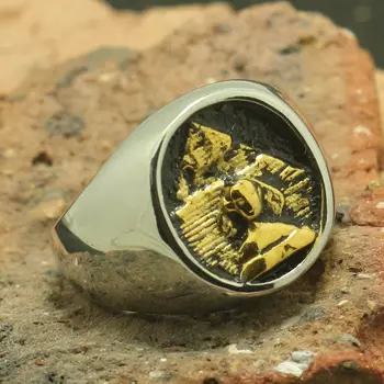 

316L Stainless Steel Cool Vintage Pyramid Ring