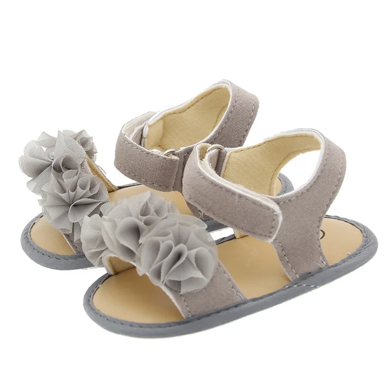 

Latex soft bottom rose flower baby shoes summer kids first walkers toddler shoes sh2069