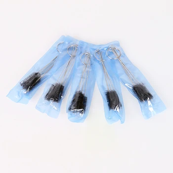 

10 sets/lot Tattoo Cleaning Tool Tattoo Needle Brush Machine Grip Tube Tip Cleaning Accessory Tattoo Brush TA292