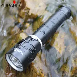 Yupard 3 * XM-L2 светодиодный T6 светодиодный высокий яркий водонепроницаемый Подводный diver белый свет фонарик желтый свет факел лампы