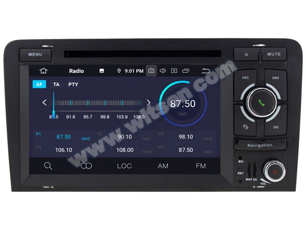 Flash Deal WITSON Android 9.0 with 8 Core 4GB RAM+64GB ROM CAR DVD PLAYER WITH GPS for AUDI A3 2003-2013 audio system with gps car radio 3