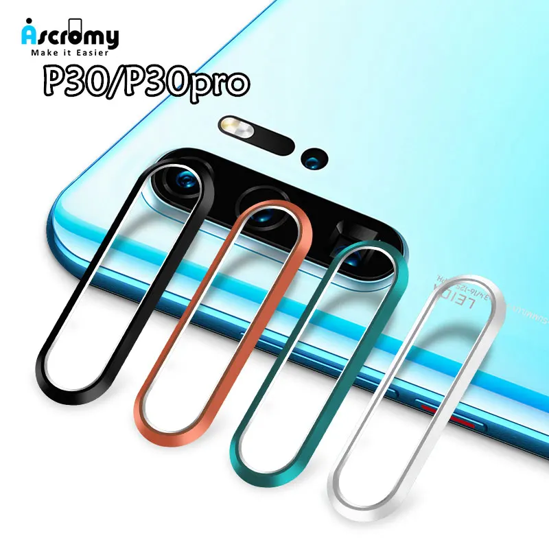 

Ascromy Aluminum Rear Camera Lens Metal Protector Protection Ring Cover For Huawei P30 Pro P30pro Case Mobile Phone Accessories