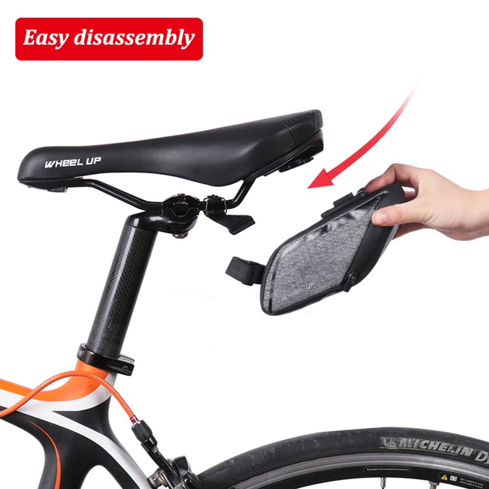 Sale Wheel up Innovative Waterproof Bike Bag back roswheel Saddle Bag Bike Reflective tail Seat Bag Mountain Road Bike Bag 1