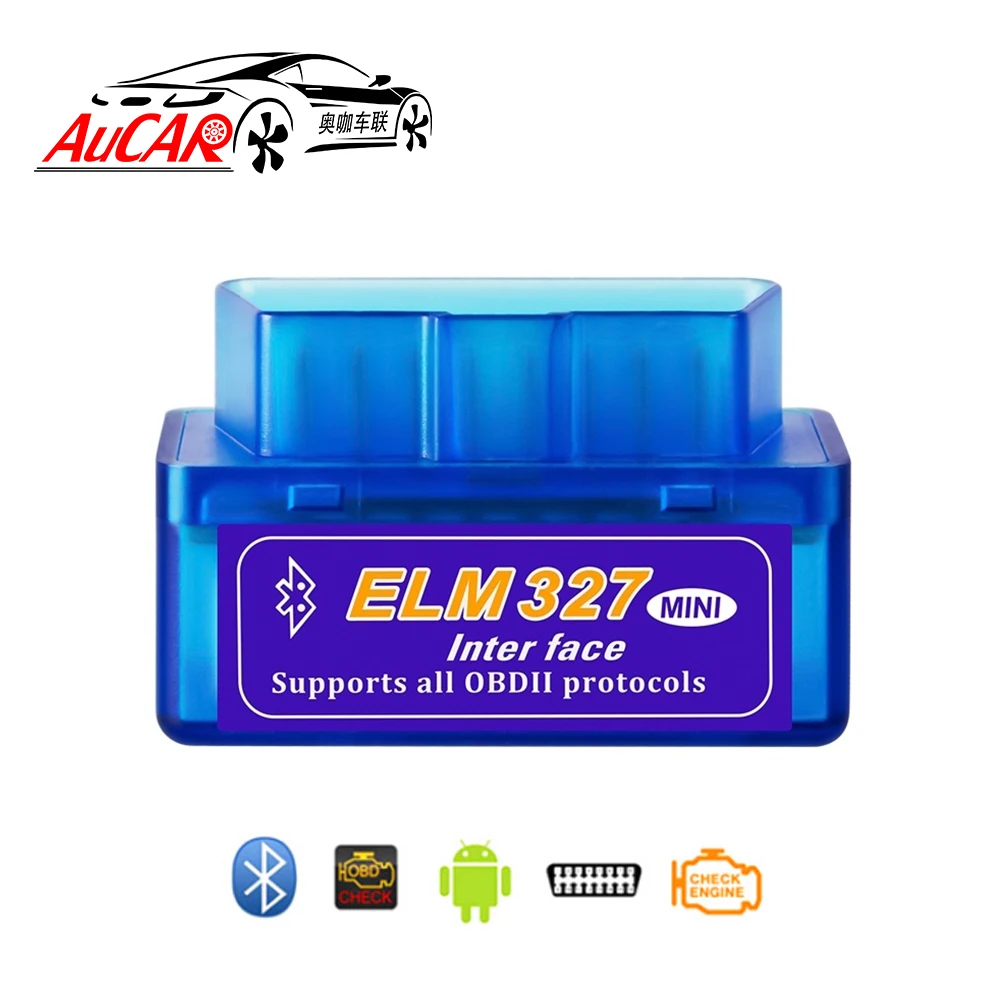

Super Mini Elm327 Bluetooth OBD2 V1.5 Elm 327 V 1.5 OBD 2 Car Diagnostic-Tool Scanner Elm-327 OBDII Adapter Auto Diagnostic Tool