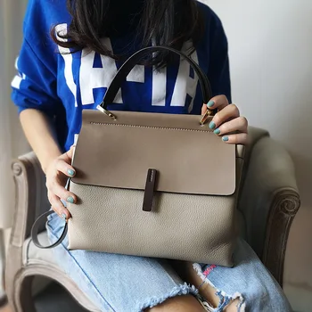 

2019 NEW Genuine Leather Bag Ladies Handbag Women Shoulder Bag Women Messenger Bag Female Crossbody Bag