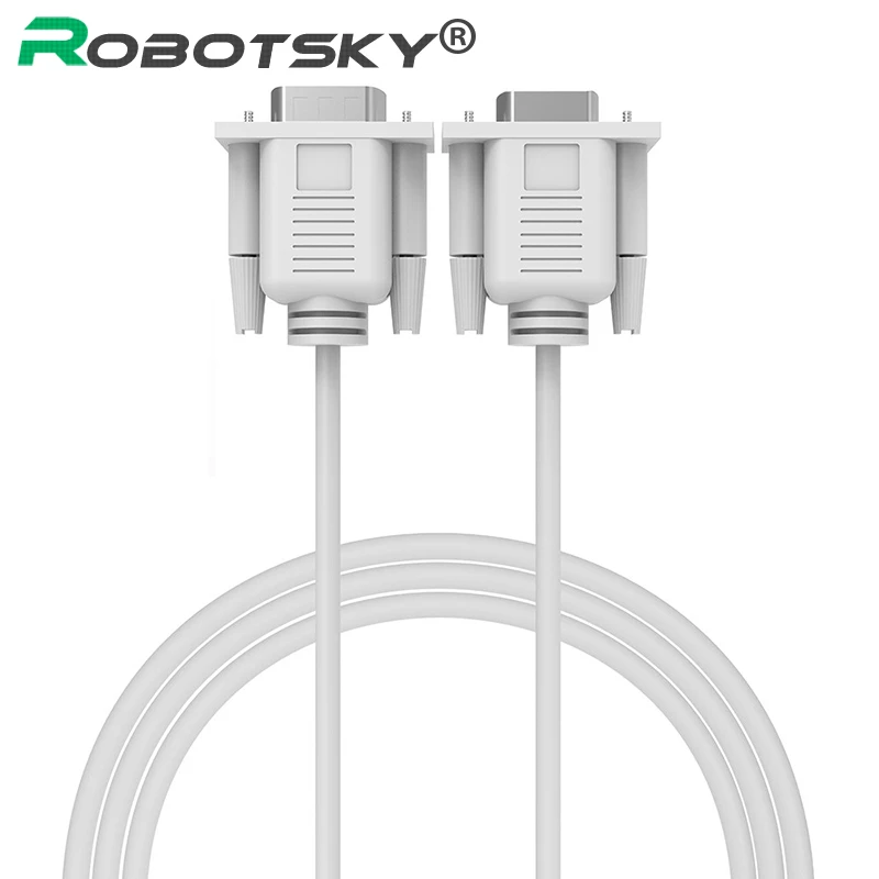 

1.5m 4.5FT DB9 9 Pin Female to Female RS232 Serial Cable 2-3 Cross-connect COM Extension Cable for Computer Printer Scanner