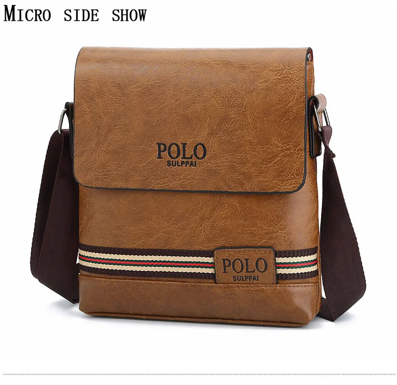 

SULPPAIPOLO New Collection Fashion Men Bags Male Leather Messenger Bags Man Travel Business Crossbody Shoulder Bag PI523