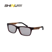 Новое поступление Классические оптические очки нового дизайна очки из ацетата красного сандалового дерева ZF112