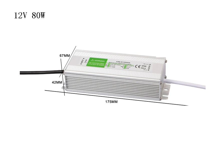80W