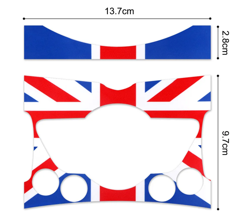 ПВХ автомобильная внутренняя панель управления клейкая наклейка наклейки декор для MINI COOPER JCW R55 R56 R57 R58 R59 R60 R61 Countryman