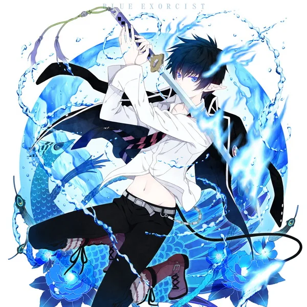 mother s day gift blue exorcist anime okumura rin single side mini