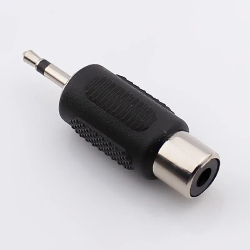100pcs Jack 2 5mm Turn RCA Connector 2 5 Mono Turn Lotus Female Audio Cable Adapter 2 5 Hole to RCA Headphone Plug