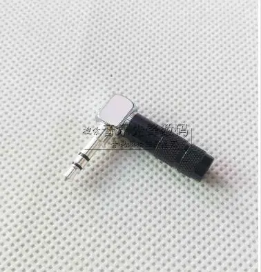 2pcs Charm black plated version 3.5 stereo elbow Pure copper silver L-shaped assembly curved insert | Обустройство дома