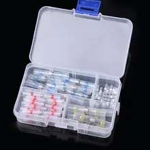 

100/50 Pcs Mixed Heat Shrink Sordering Terminals Waterproof Solder Sleeve Tube Electrical Wire Insulated Butt Connectors Kit Mix
