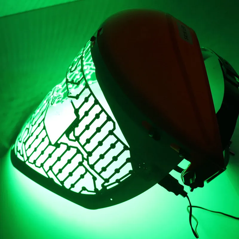 New Facial Care Led Light Energy Mask Green Blue Red Photon Mask for