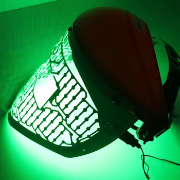 

New Facial Care Led Light Energy Mask Green Blue Red Photon Mask for Anti Aging