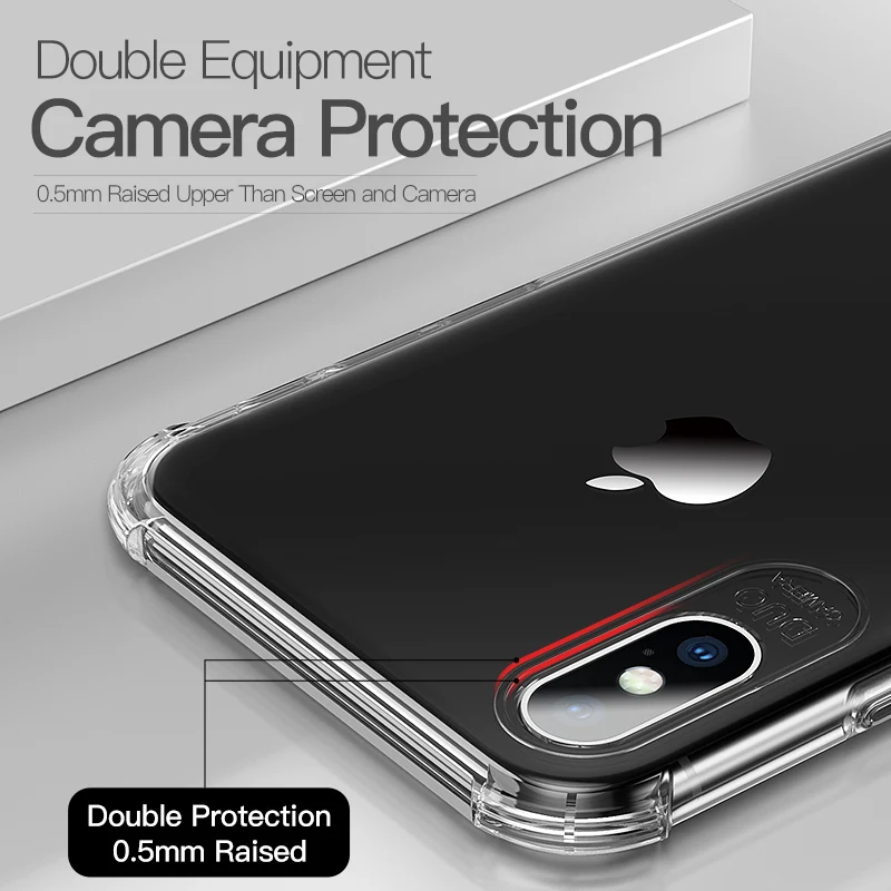 Msvii Wyczysc Telefon Etui Na Iphone A Xs Max Przezroczysty Krysztal Na Poduszke Powietrzna Dla Iphone X Xr Przypadku Tpu 6 S 7 8 Plus Pelna Ochrona Phone Case Covers Aliexpress