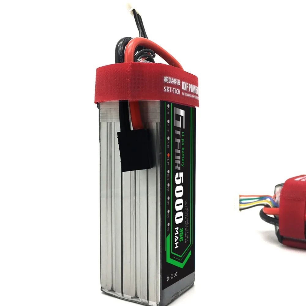 

GTFDR Battery Lipo 5S 18.5V 5000mAh 35C For Remote Control Toys RC Drone Quadcopter Airplane Car Truck Boat Helicopter
