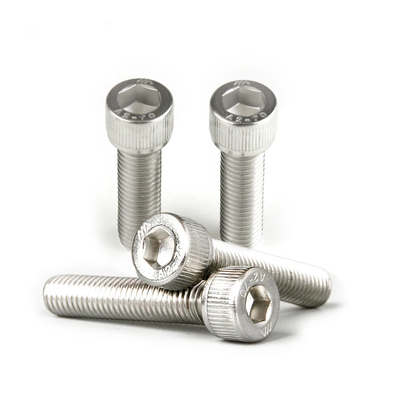 Stainless cap head bolts