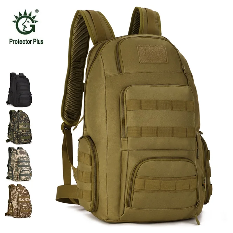 

Outdoor Bag 40L Military Waterproof Sport Tactical Backpack Camping Hiking Trekking Backpack Nylon Bag Double Shoulder Army Bag