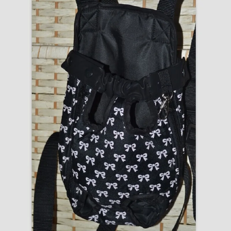 Новая популярная сумка для собак, переноска для маленьких собак, рюкзак с пятью отверстиями, рюкзак на переднюю грудь, черный и розовый цвет