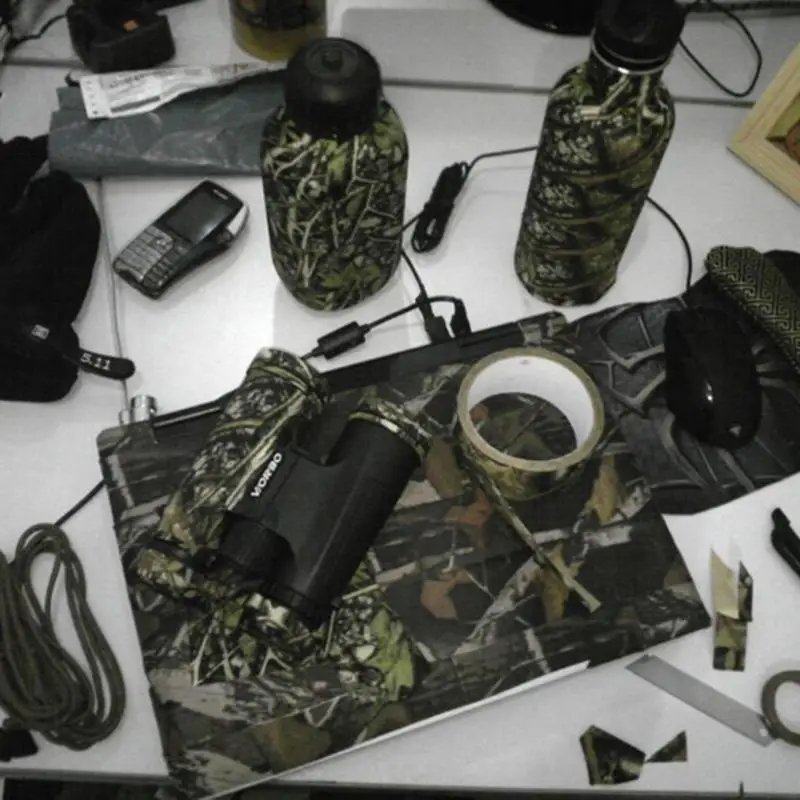 10 M في الهواء الطلق الكترونية دراجة هوائية جبلية تعديل التمويه شريط لاصق للماء ضمادة الصيد الشريط الأغطية التكتيكية ملحقات المسدس 10 M في الهواء الطلق الكترونية دراجة هوائية جبلية تعديل التمويه شريط لاصق للماء ضمادة الصيد الشريط الأغطية التكتيكية ملحقات المسدس