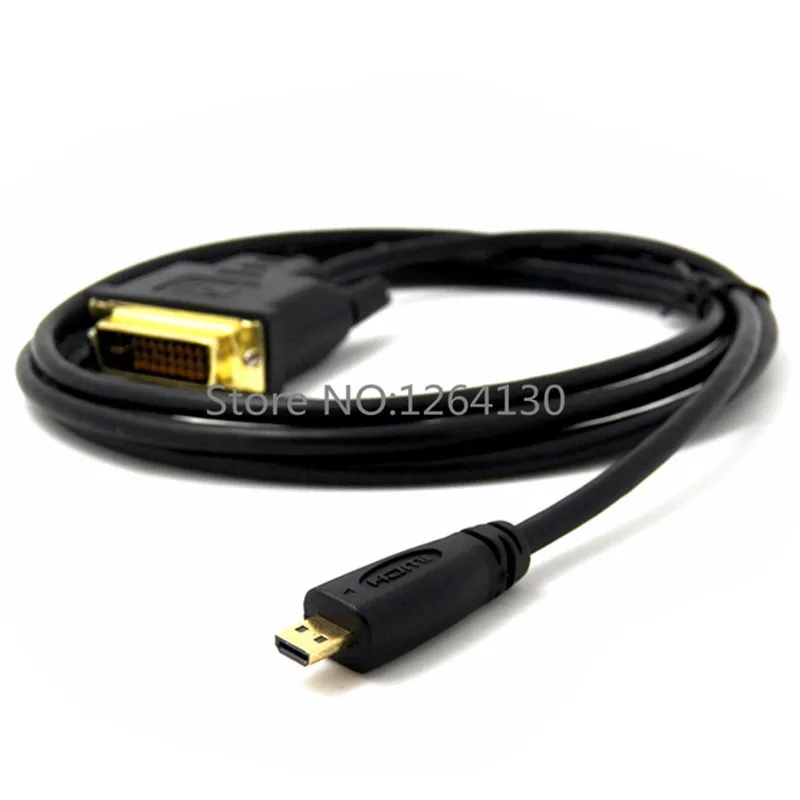 1,8 м микро HDMI к DVI DVI-D 24+ 1 кабель папа-папа