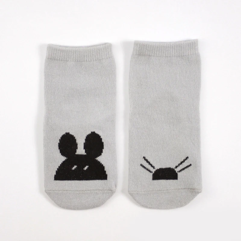 Утепленные уютные носочки для детей 0-3 лет 1 пара носки с противоскользящим покрытием милые носочки с совами для новорожденных на зиму хлопок