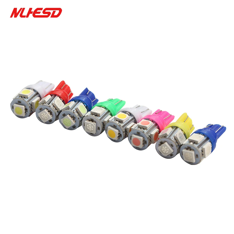 1000x Авто T10 5SMD 5050 Автомобильный светодиодный светильник W5W 192 168 194 SMD белая