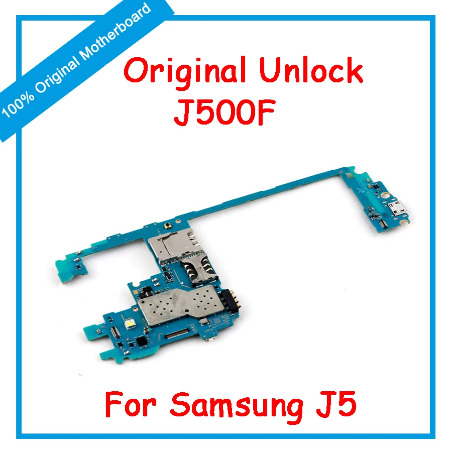 

100% Original Motherboard For Samsung J5 J500F 1/Dual SIM Unlocked MainBoard With Chips Logic Board