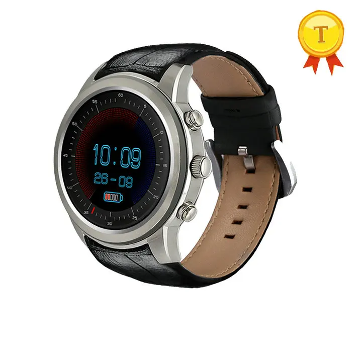 Новое обновление 3g gps postioning навигация WiFi сердечный ритм Android SmartWatch 2G ram 16G MTK Android Bluetooth умные часы - Цвет: Серебристый