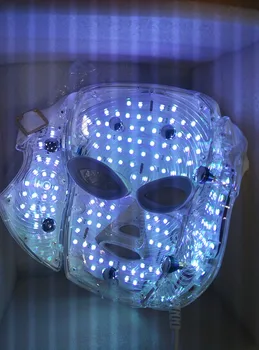 

7 Color Micro Electrode Current Neck Mask LED Light Photon Face Mask Wrinkle Acne Removal Skin Rejuvenation Spa Beauty Mask