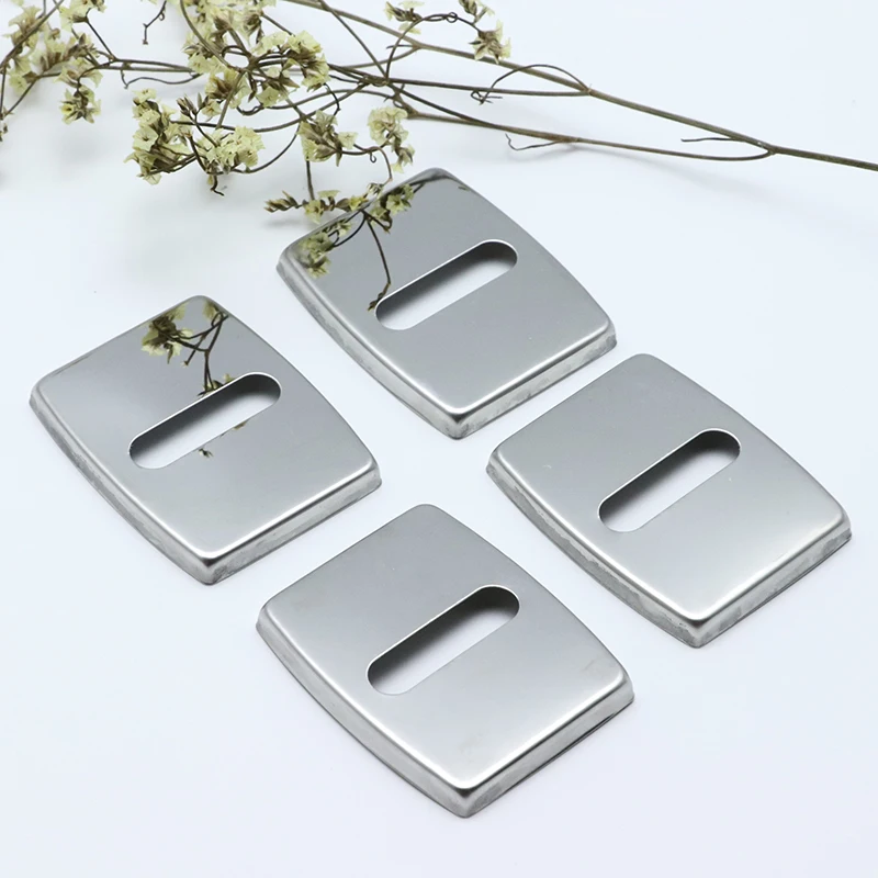 

4pcs Anti Rust Car Door Lock Protective Buckle Cover For BMW 3 series GT 3GT E46 E90 F30 Car Styling Car Styling Accessories