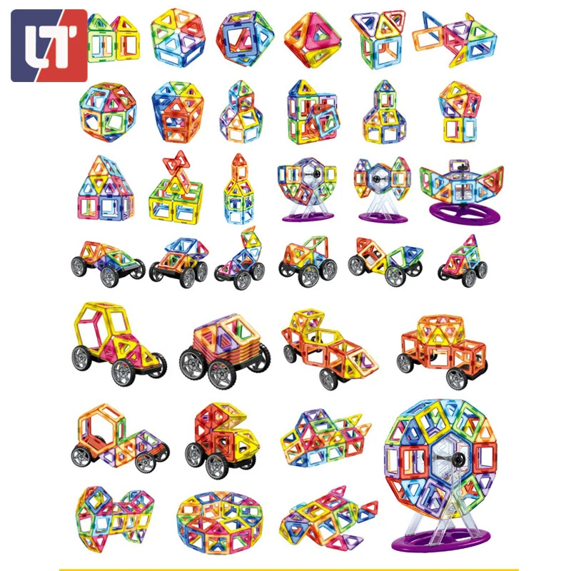 Goede 3D Big Size Designer Magnetische Builiding Blokken Bouw Set Kids Educatief Speelgoed Voor Chldrens Jongens Meisjes Babys Gift